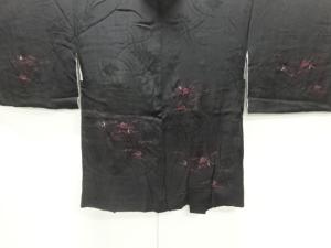 大正ロマン　紋錦紗吹き寄せ模様刺繍絵羽織